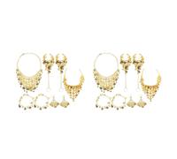 2 Sets Danzatrice Del Ventre Cavigliera Ballo Collana Prestazionale Gioielli