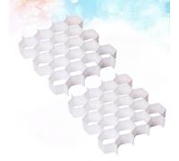 2 Sets Divisori Per Cassetti Regolabili Organizzatore Riporre Calzini