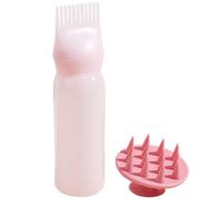 2 Sets Flacone Applicatore Per Capelli Bottiglia Pettine Radici Olio