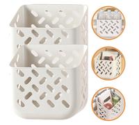2 Sets Porta Oggetti Letto Paniere Cestino Da Parete Sospeso Domestico