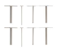 2 Sets Punzone Per Tappi Di Gomma Trapano Mano Perforatore Artigianale