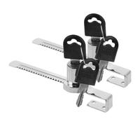 2 Sets Serratura Armadio Teca Esposizione Per Porta Scorrevole