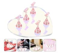 2 Sets Supporto Per Esercitazioni Di Unghie Espositore Le Nail Art