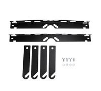 2 Sets Toe Alignment Tools Alloy Steel | Accurate Calibration for Trucks / SUVs / UTVs | Grip Groove for Solo Use | 16 x 4 Inch Plates with Brackets