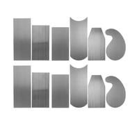 2 Sets Woodworking Card Scraper: Steel Cabinet Scraping Tools for Fine Wood Surface Finishing - Multi-Shaped Scraper Essential for DIY Projects and Re