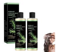 2 shampoo al rosmarino per donne e uomini, shampoo naturale contro la caduta dei capelli e capelli sottili con cheratina, cura ispessente per capelli più forti e pieni (B)