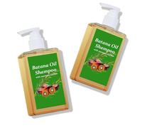 2 shampoo all'olio di Batanas, olio di Batanas biologico al rosmarino, ammorbidisce i capelli e rafforza la loro resistenza, per uomini e donne