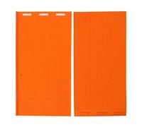 2 Sheets 5.4mm Silicone Beeswax Mold Beeswax Foundation Press Embosser Honeycomb Sheets Mold Bee Keeping Supplies Orange