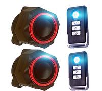 2 sistemi di allarme per bicicletta, allarme per bicicletta, con fanale posteriore, allarme wireless per bicicletta, con USB-C e telecomando per bici da corsa, bici elettriche, motociclette