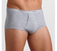 2 slip con apertura anteriore da uomo in elastico esterno di cotone Sloggi MAXI