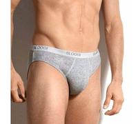 Sloggi Slip uomo Basic Mini – 2 pezzi, elastico esterno in cotone elasticizzato, bianco