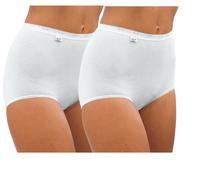 2 Slip donna SLOGGI Basic Maxi mutanda classica vita alta , cotone elasticizzato