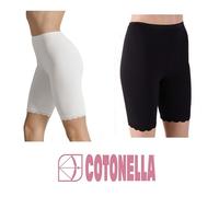 COTONELLA 2 Slip Long Cotone Art. 3163 col. E Mis. A Scelta Nero 7-XXXL