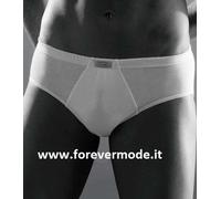 2 Slip uomo Cagi medio in cotone mercerizzato con elastico interno e logo - 1291