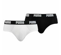 2 Slip uomo Puma in cotone elasticizzato con elastico esterno loggato -521030001