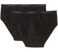 Set 6 Slip Sloggi Basic Mini Uomo Bianco dalla taglia 3 alla taglia 8