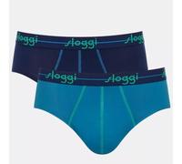 2 slip uomo SLOGGI MEN START MIDI, mutande cotone elasticizzato vari colori
