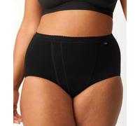 2 SLOGGI CONTROL MAXI mutande donna bianca e nera slip