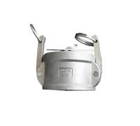 2" Socket End Cap Type C Camlock Quick Disconnect Coupling 304 Stianless Cam Groove For Hose Pumps
