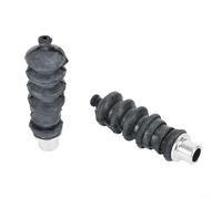 2 soffietti in gomma con supporto in alluminio per scatola radio RC Barca Push Rod Seal al timone, impermeabile altre parti e accessori RC, compatibile con il modello di comando remoto dello sterzo