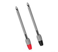 2 sonde elettriche per foratura con morsetto a V, per una tenuta sicura dei cavi e letture precise del multimetro in campo o in officina (2 mm)