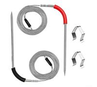 2 sonde per griglia, sonda per carne resistente compatibile per griglie Weber Connect, Smart For Hub, monitoraggio in tempo reale con telefono