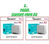 2 Sonoff Mini R2 Smart Switch WIFI APP Domotica Ios Alexa Google Home