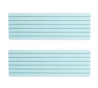 2 Sottobicchieri In Diatomite Che Assorbono L'acqua, Rettangolari, Design Scanalato, Utilizzata for Saponi for Le Mani, Piante E Articoli Da Toeletta Nella Casa Moderna(Green,24x14cm)
