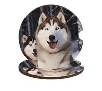 2 sottobicchieri per auto per portabicchieri per auto sottobicchiere rimovibile portabicchieri husky sottobicchiere per donne accessori interni auto