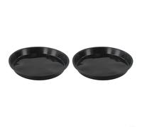 2 sottovasi rotondi per raccogliere l'acqua, essenziali per la decorazione della casa e del giardino (20,3 cm)