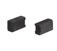 2 Spazzole carbone per Jura NICR 841 - tipo 692 NICR 840 Marrone - tipo 691