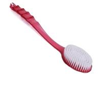 2 spazzole da bagno con manico lungo, esfolianti for, scrub for il corpo, for massaggio alla schiena per Donna Uomo(Red)