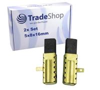 2 spazzole di carbone motore 5 x 8 x 16 mm con supporto compatibile con Bosch PBH 3000 FRE, PBH 3000-2 FRE, GBM 13-2 RE, GBH 2-20 RE, GBH 2-20 D, GBH 2000