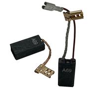 2 spazzole di carbone per motore Bosch GSH 5 E (0611318703) martello scalpello 6,1 x 12,2 x 22,5 mm 1617014144 con cavo di servizio