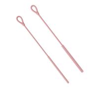2 spazzole igieniche per la pulizia del tubo flessibile in acciaio con anima in acciaio spazzola in silicone per bottiglie di latte e accessori per bicchieri spazzola igienica per la pulizia della