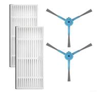 2 spazzole laterali con 2 filtri per Cecotec per Conga 9590 Spin Ultra Power Home AI Spin 10090 Aspirapolvere Parti Funzionali