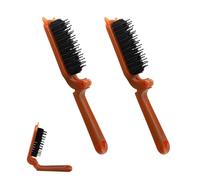 2 spazzole per capelli pieghevoli da viaggio, spazzola da viaggio per donne, pieghevole per ripristinare lucentezza a capelli spessi, ricci, lisci, bagnati e asciutti