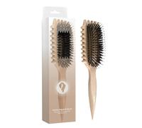 2 spazzole per capelli ricci, per modellare e definire i ricci, per donne (marrone chiaro)