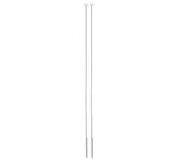 2 spazzole per il tubo latte da 50 cm/3 mm per macchine da caffé espresso, in acciaio inox/plastica (nylon), 4366
