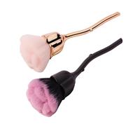 2 Spazzole Per Manicure, Spazzola Per Manicure Con Petali Di Rosa, Spazzola Per Spolverare Per Manicure, Accessori Per Manicure, Spazzola Per Strumenti Per Trucco