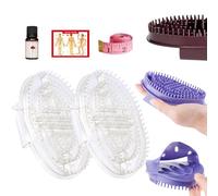 2 spazzole per massaggio Meridian, 2025, per rilassamento di tutto il corpo, per massaggio e oli essenziali, massaggiatore per la vita domestica, strumento per massaggi muscolari, spazzole per