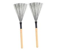 2 spazzole per tamburo, accessori per strumenti, set di tamburi, accessori digitali, set di spazzole per la pulizia del tamburo in acciaio inox, spazzola per tamburo