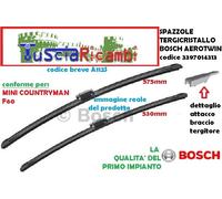 2 SPAZZOLE TERGI ANT. BOSCH MINI COUNTRYMAN F60 DAL 2016 in poi 3397014313 A112S