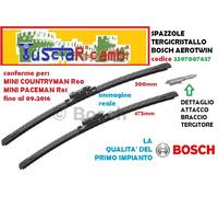 2 SPAZZOLE TERGI ANT. BOSCH MINI COUNTRYMAN R60/61 MINI PACEMAN R61 3397007637