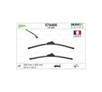 2 Spazzole Tergicristallo 550mm Per VALEO MERCEDES Citan 108 CDI 109 111 112