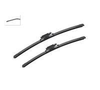 2 spazzole tergicristallo anteriori Bosch Aerotwin per Renault Clio 2 II...