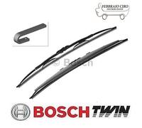 2 SPAZZOLE TERGICRISTALLO BOSCH 3397118423 TWIN SPOILER 551S FORD TRANSIT CONNEC