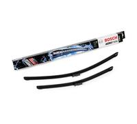 2 SPAZZOLE TERGICRISTALLO BOSCH AEROTWIN A084S 3397007084 ANTERIORI