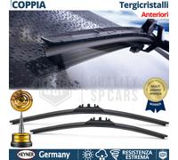 2 Spazzole Tergicristallo per Volvo XC40 da 2022 Anteriori HEYNER GERMANY FLAT G