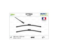 2 Spazzole Tergicristallo VALEO 580mm 530mm Mini Mini Countryman 0049744
